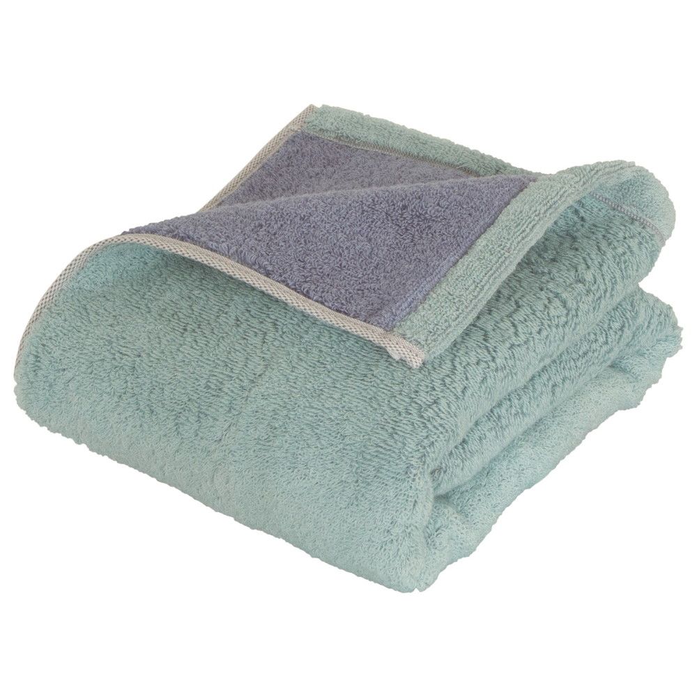 今治リバーシブルバスタオル　ミントブルー　COREV-HB